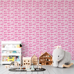Papel de Parede Adesivo Barbie Tons De Rosa - 4