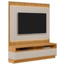 Ver imagem 1 de Painel para Tv 70 Pol e Rack Bancada 180cm Real L06 Tauari/off White Fosco - Mpozenato