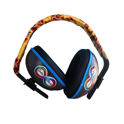 Proteção Abafador de Ruidos para Autistas e Atipicos Infinity Yellow 18 Db