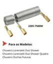 Ver imagem 2 de Resistencia Ducha Futura Lorenzetti 220v 7500w - 3060-c Cinza, 7500 W, 220v