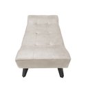 Ver imagem 2 de Banco Estofado Paris 1,20m Suede Bege - Inova Decor Inova Decorações