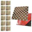 Ver imagem 1 de Pastilha de Vidro Autocolante Kit 12 Uni Parede Cozinha Decoraçao Salao Banheiro Casa Reforma Modern
