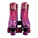Ver imagem 5 de Patins Shine Ajustável com 4 Rodas Roxo Platinado Brilhante - Fenix - 31 - 34