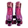 Patins Shine Ajustável com 4 Rodas Roxo Platinado Brilhante - Fenix - 31 - 34 - 5