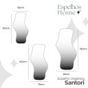 Ver imagem 4 de Espelho Santorini - Linha Couro - Café - 170x70