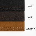 Ver imagem 3 de Espelho Santorini - Linha Couro - Café - 170x70