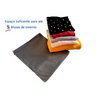 Kit 80 Sacos para Roupa e Malas de Viagem Visor Transparente:cinza - 2