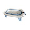 Banheira Dobravel com Termometro Splash Azul - Papassear Baby - 3