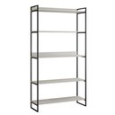Ver imagem 2 de Kit Industrial Estante Guaecá 180x95 e Aparador Industrial 3 Prateleiras Córdoba 100x95 Preto/branco