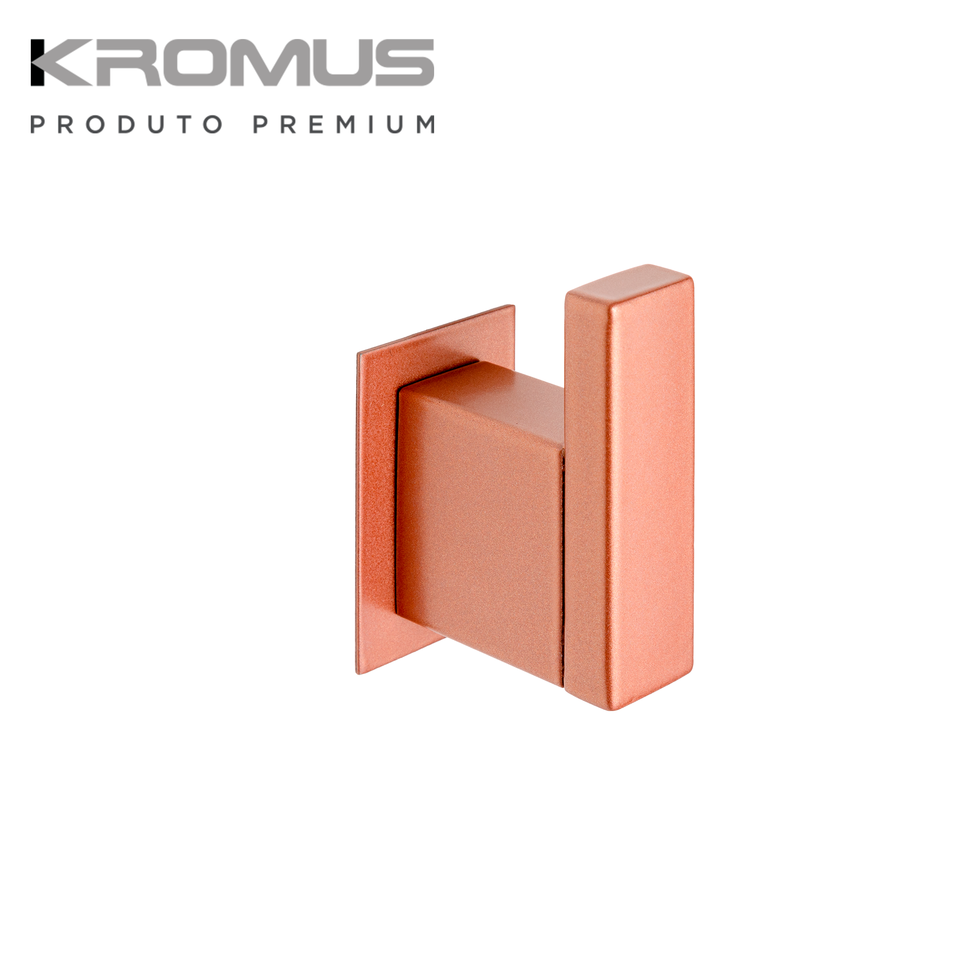 Cabide Simples Inox Rose Gold - Kromus RT0301R - 2