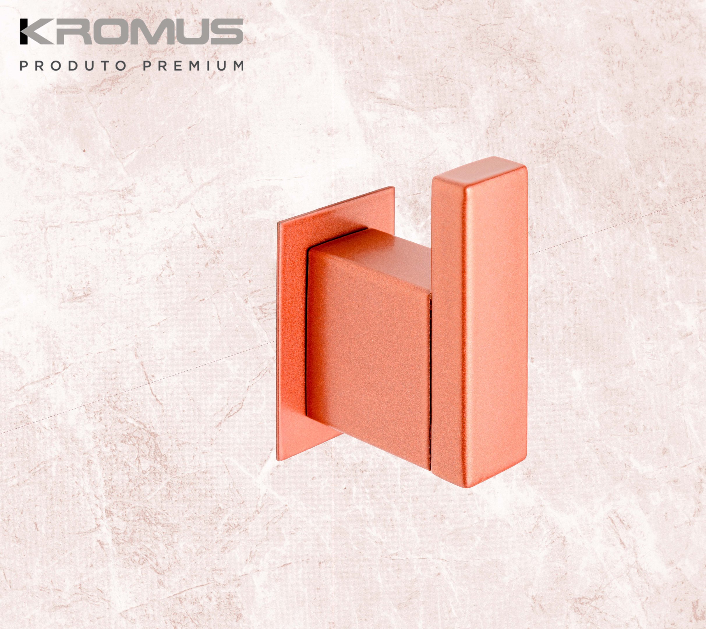 Cabide Simples Inox Rose Gold - Kromus RT0301R - 5