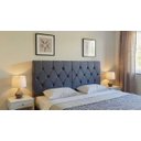 Ver imagem 1 de Cabeceira Estofada Cama de Casal Queen 1,60 X 55 Cm Modelo Paris Cinza