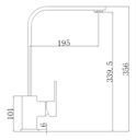 Ver imagem 6 de Torneira Cozinha Misturador Monocomando Mesa Preto ME14B Doan