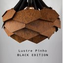 Ver imagem 4 de Lustre Pendente em Madeira - Pinho Black
