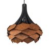 Lustre Pendente em Madeira - Pinho Black - 1