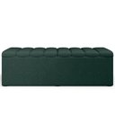 Ver imagem 3 de Calçadeira Recamier Baú para Cama de Casal King Dália 195x50 Cm W01 Linho Verde Musgo - Lyam