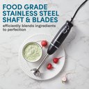 Ver imagem 6 de Elite Gourmet Mixer de Mão 500w com Haste Destacável e 2 Velocidades (preto/inox)