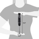 Ver imagem 7 de Elite Gourmet Mixer de Mão 500w com Haste Destacável e 2 Velocidades (preto/inox)