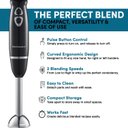 Ver imagem 3 de Elite Gourmet Mixer de Mão 500w com Haste Destacável e 2 Velocidades (preto/inox)