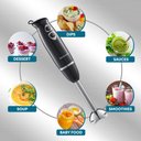 Ver imagem 4 de Elite Gourmet Mixer de Mão 500w com Haste Destacável e 2 Velocidades (preto/inox)
