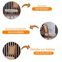 Ver imagem 4 de Conjunto com 2 Cadeiras Aila Moderna Mobília Linho Off White-cinam.imbuia
