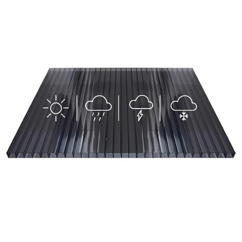 Cobertura Chapa Policarbonato Alveolar 0,4cm 2,10x3,0cm