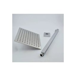 Ducha Fria Área Externa Piscina Jardim Inox Quadrada 38 cm - 7