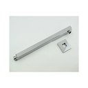 Ver mais imagens de Ducha Fria Área Externa Piscina Jardim Inox Quadrada 38 cm