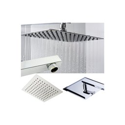 Ducha Fria Área Externa Piscina Jardim Inox Quadrada 38 cm - 3