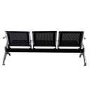 Ver imagem 4 de Cadeira Longarina Cromada 3 Lugares