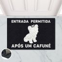 Ver imagem 1 de Tapete Capacho Entrada Cafuné Yorkshire 60x40 Cachorro York