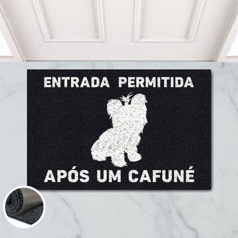 Tapete Capacho Entrada Cafuné Yorkshire 60x40 Cachorro York