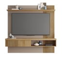 Ver imagem 2 de Painel Tv 65 Pol 180cm Bancada Suspensa Ripado Luana Fendi/buriti C01 - D’Rossi