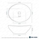 Ver imagem 3 de Cuba de Louça Apoio Oval Bela Metais