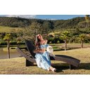 Ver imagem 2 de Espreguiçadeira de Piscina Açucena em Fibra Sintética e Alumínio Cor Tabaco