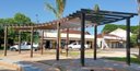 Ver imagem 5 de Pergolado em Madeira Plástica Maciça Marrom com 7 Peças na Cobertura 300cm / Lc-39