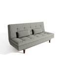 Ver imagem 7 de Sofá Cama 3 Lugares Sofanete 189Cm Cinza