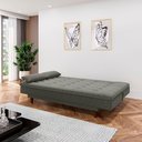Ver imagem 2 de Sofá Cama 3 Lugares Sofanete 189Cm Cinza