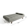 Sofá Cama 3 Lugares Sofanete 189Cm  - 4