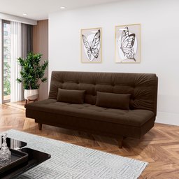 Sofá Cama 3 Lugares 190Cm Sofanete Nabalina - 10