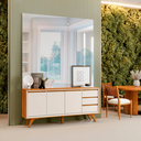 Ver imagem 3 de Buffet Vertex 3 Portas 3 Gavetas Off White Naturalle
