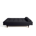 Ver imagem 3 de Sofá Cama 3 Lugares Sofanete 189Cm Preto
