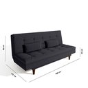 Ver imagem 7 de Sofá Cama 3 Lugares Sofanete 189Cm Preto