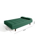 Ver imagem 5 de Sofá Cama 3 Lugares Sofanete 189Cm Verde