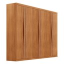 Ver imagem 2 de Guarda-Roupa Casal 100% MDF com 6 Portas e 2 Gavetas 180cm Multimóveis CR35523 Madeirado