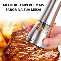 Moedor de Pimenta Sal Grosso Lorben Triturador Manual Tempero Aço Inox 21 Cm Gt6264 - 12