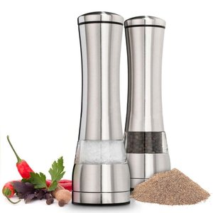 Moedor de Pimenta Sal Grosso Lorben Triturador Manual Tempero Aço Inox 21 Cm Gt6264
