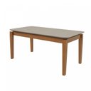 Ver imagem 1 de Mesa de Jantar Retangular 6 Lugares Tampo Áries Móveis Lopas