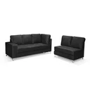 Ver imagem 3 de Sofá de Canto 5 Lugares Prata Nabas