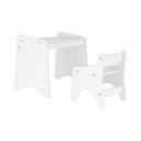 Ver imagem 4 de Conjunto Mesa e Cadeira Infantil Montessori Branco